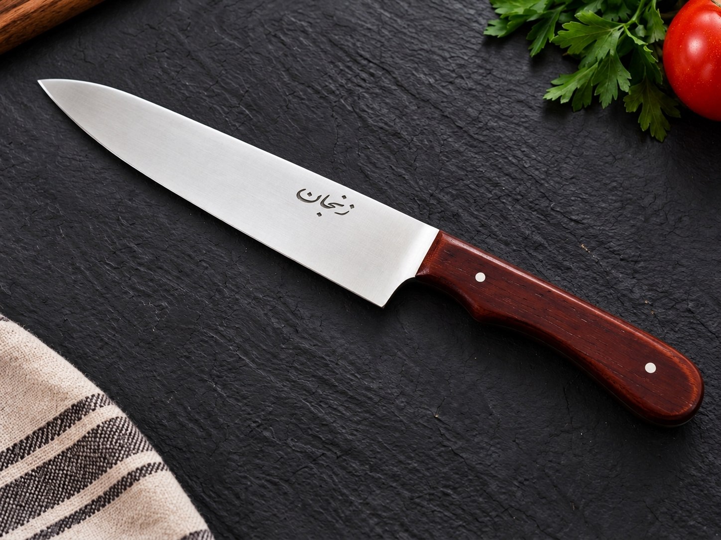 نمای زاویه‌دار چاقو